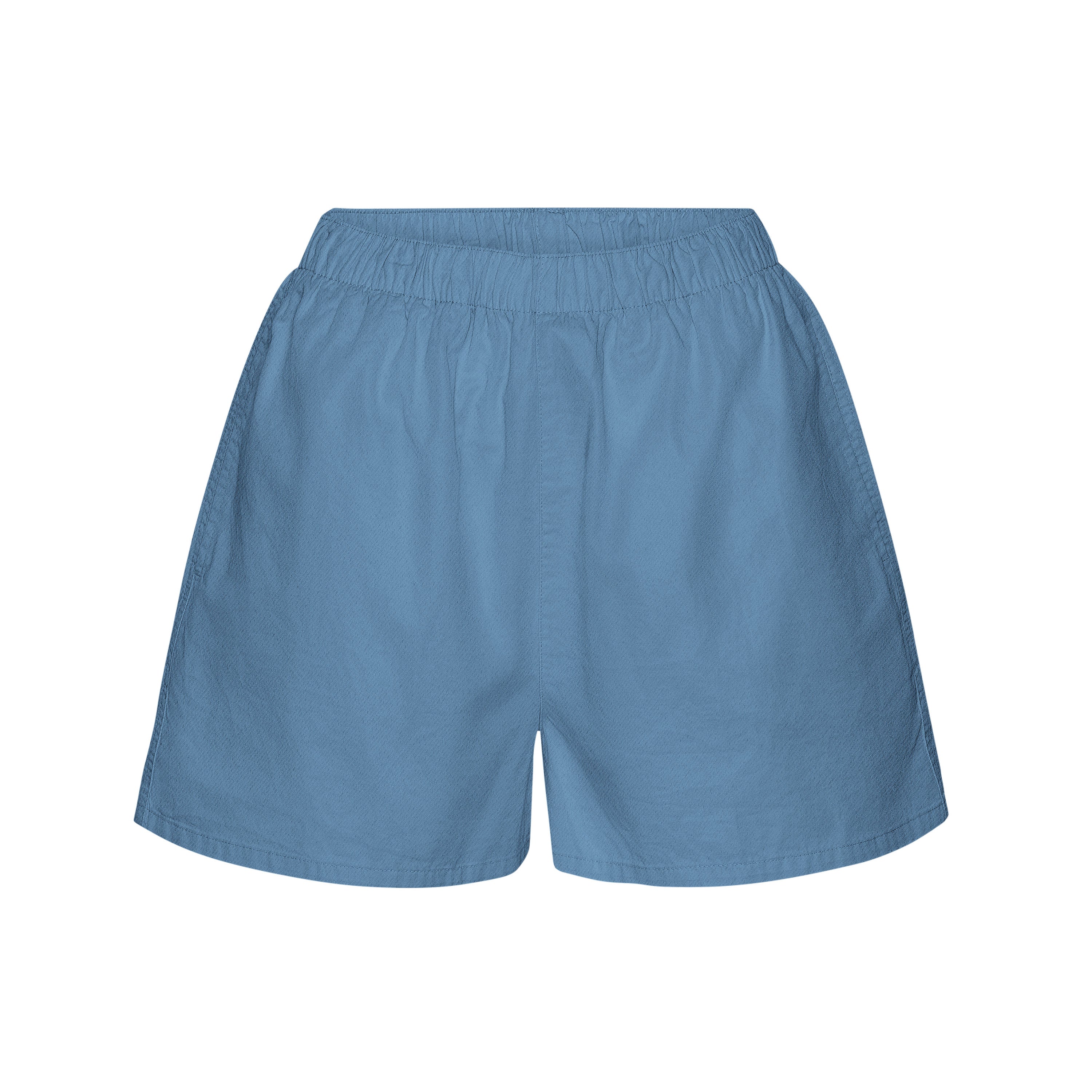 Colorful Standard Korte Broek Katoen Seaside Blue Broeken