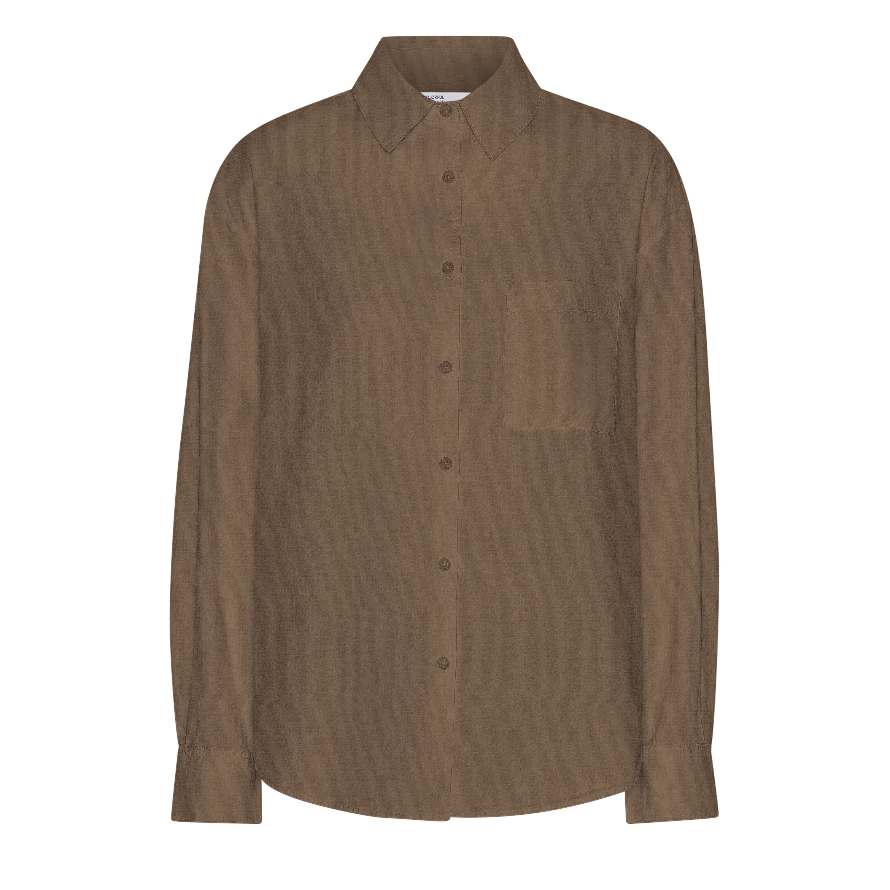 Colorful Standard Oversized Blouse Cedar Brown Blouses