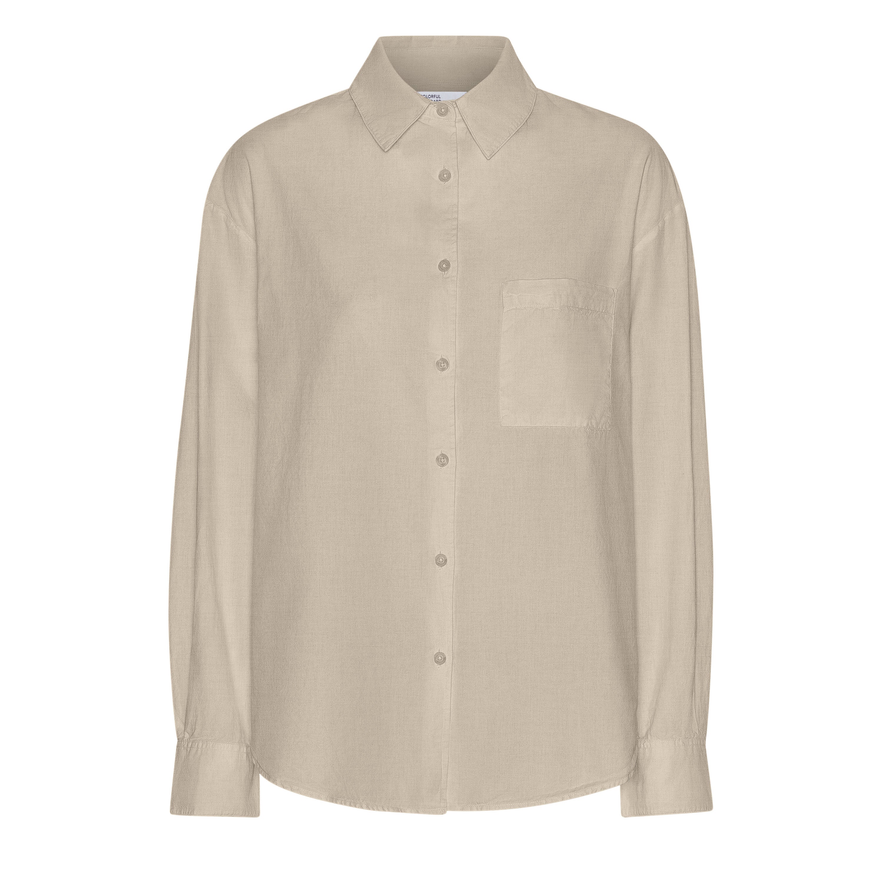Colorful Standard Oversized Blouse Oyster Grey Blouses