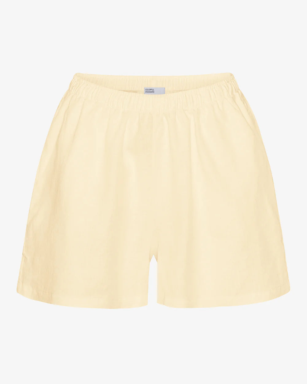 Colorful Standard Linnen Shorts Soft Yellow