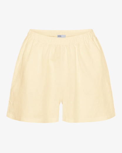 Colorful Standard Linnen Shorts Soft Yellow