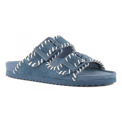 Colors of California Slofi Slippers Suede met Stiksel