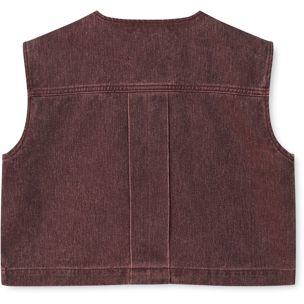 R.A. Denim Studio D18 Denim Vest Tops