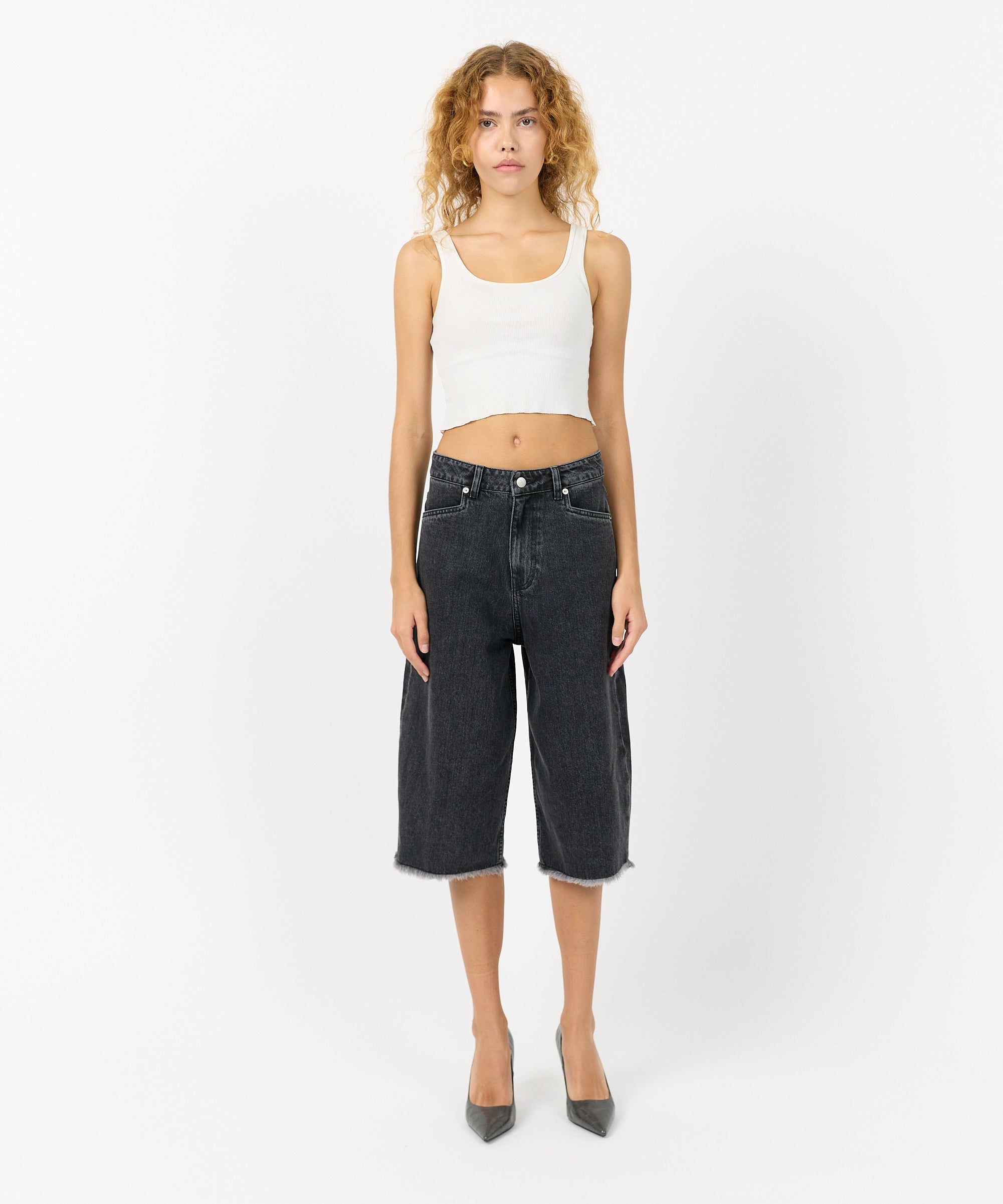 R.A. Denim Studio D40 Balloon Shorts Jeans