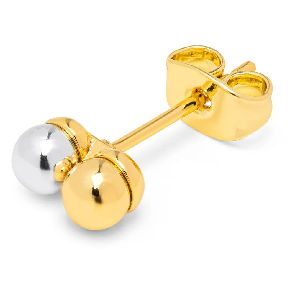 LuLu Copenhagen Double Color Ball earring 1 pcs Sieraden