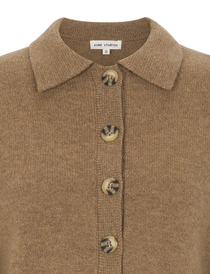 Esmé Studios Jutta Knit Polo Truien & Vesten