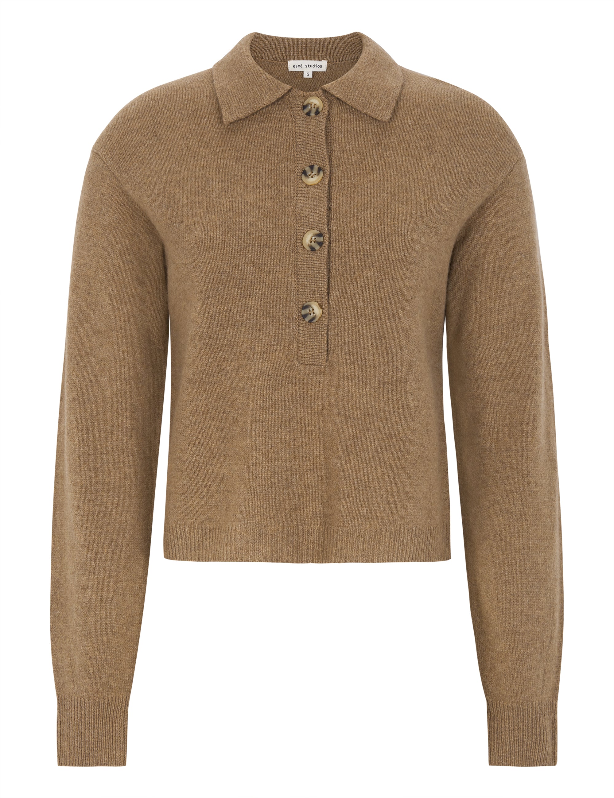 Esmé Studios Jutta Knit Polo Truien & Vesten