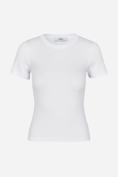 Envii T-shirt Enally korte mouw White T-shirts