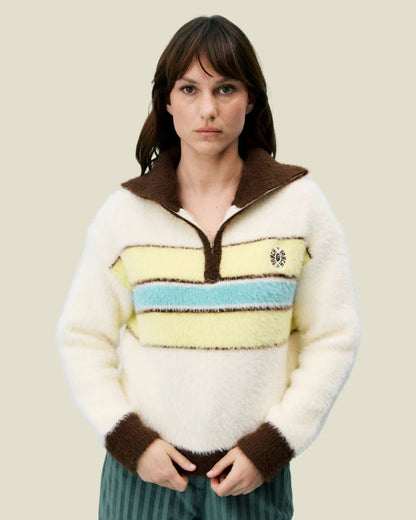 FRNCH Colden Trui Creme Truien & Vesten