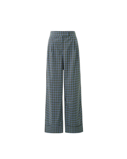 FRNCH Pierce Broek Kaki (Ruit)