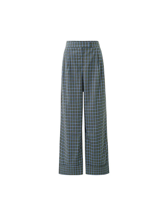 FRNCH Pierce Broek Kaki (Ruit)