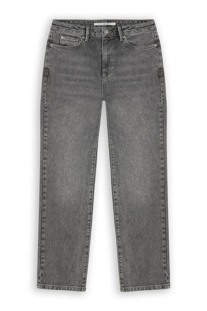 Homage to Denim Scotti - Relaxed Straight Jeans Random Washed Grey Jeans