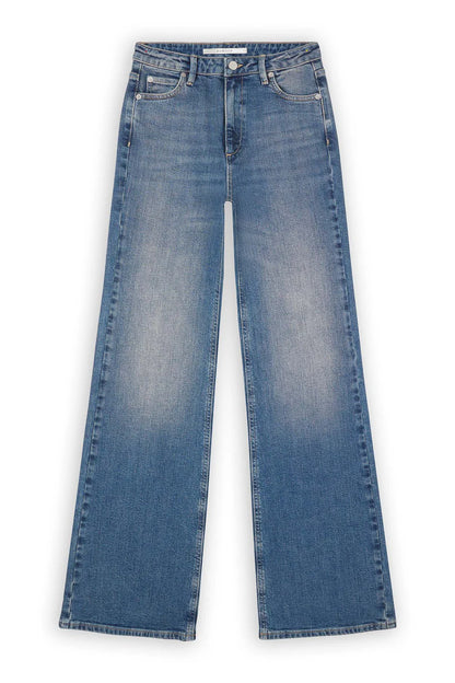 Homage to Denim Elisa - Straight Leg Jeans Retro Blue Jeans