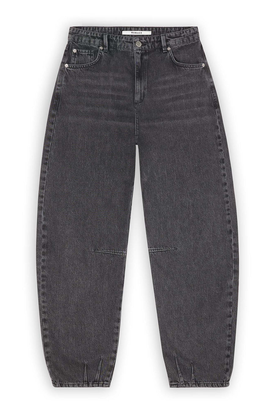 Homage to Denim Amber - Balloon Jeans Authentic Black Jeans