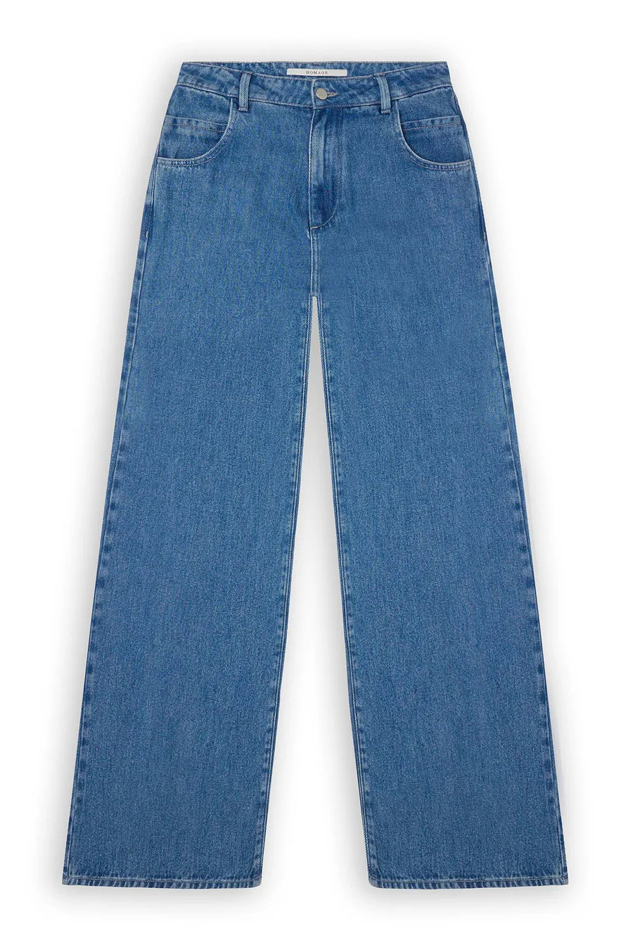 Homage to Denim Flowy Palazzo Jeans Dark Wash Jeans