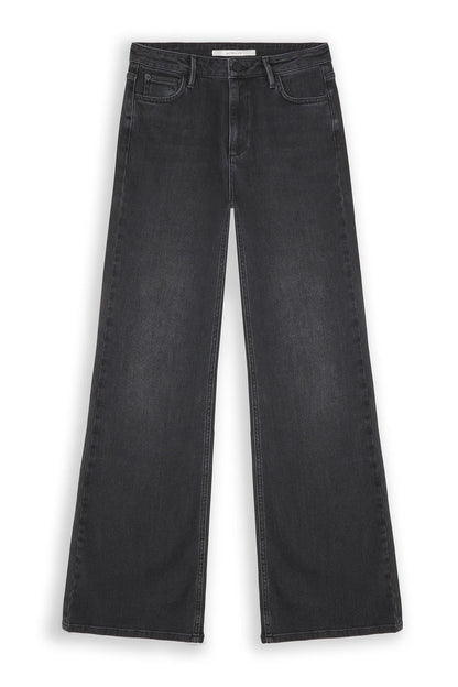 Homage to Denim Elisa - Straight Leg Jeans Black Used Jeans