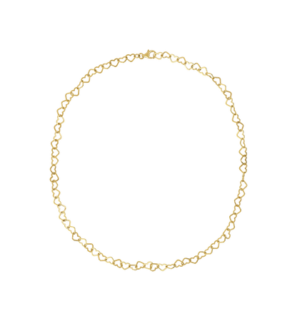 Anna + Nina Linked Hearts Necklace Accessoires