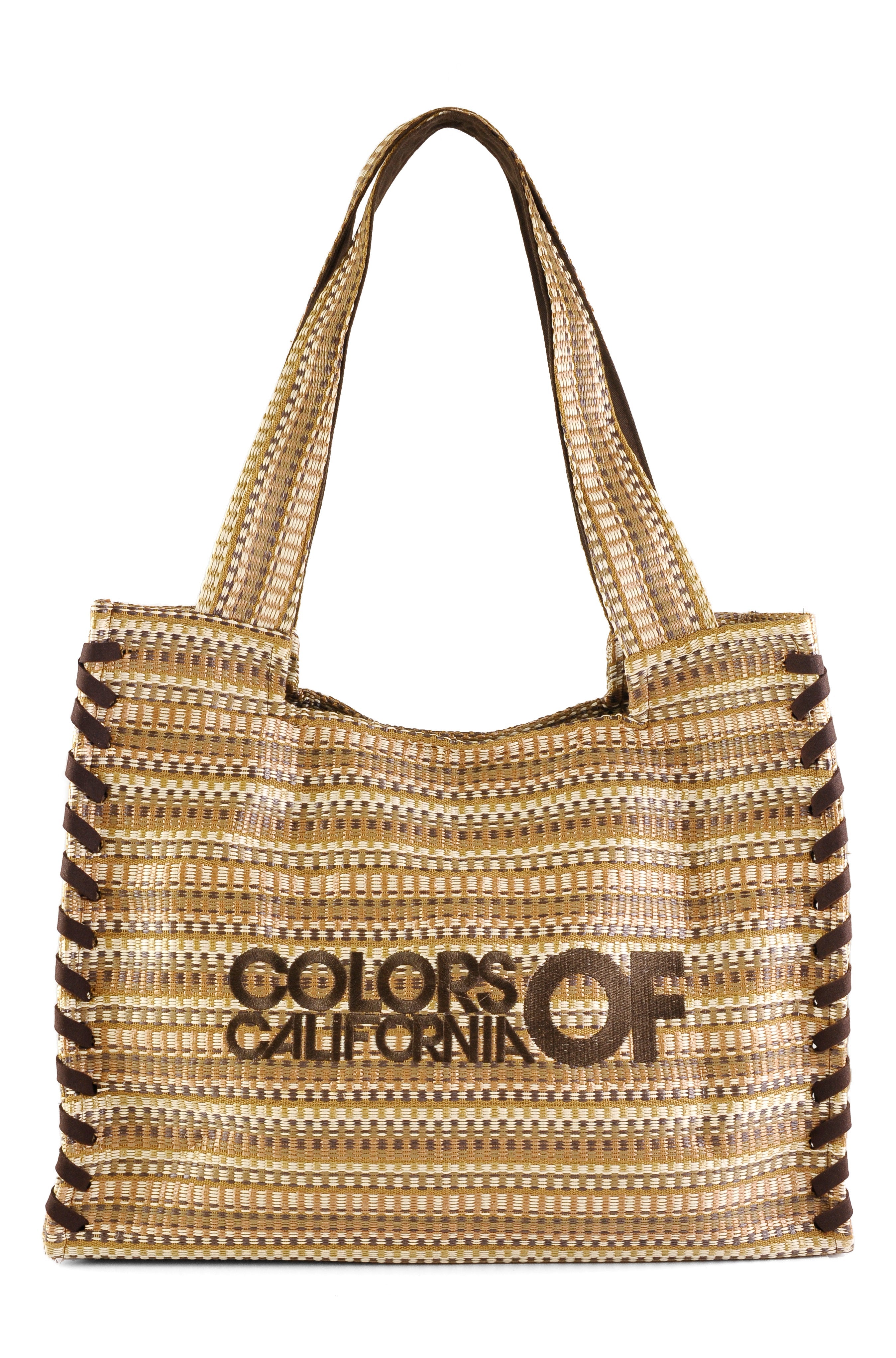 Colors of California Beachbag COC Natural Tassen