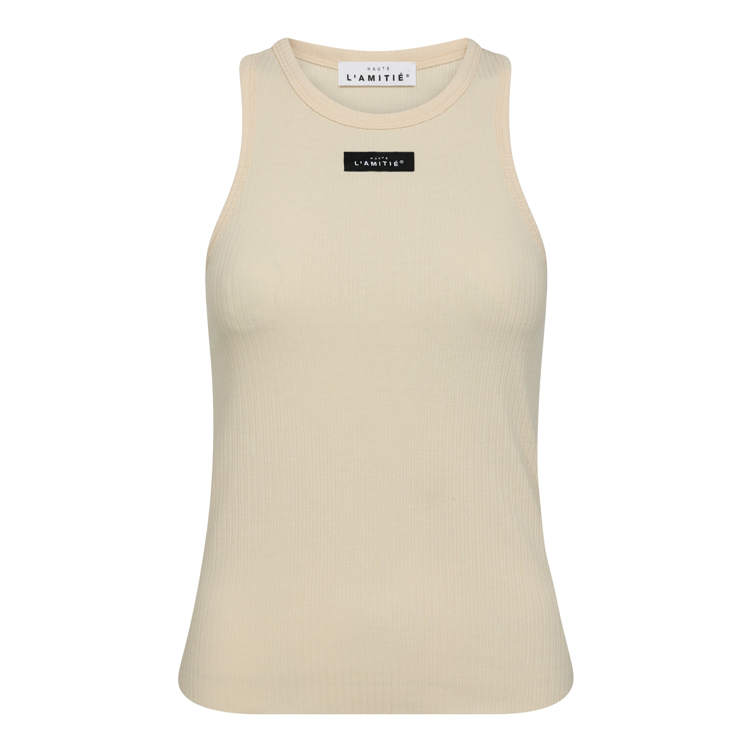 Haute L'amitié Tanktop Rib Almond Tops