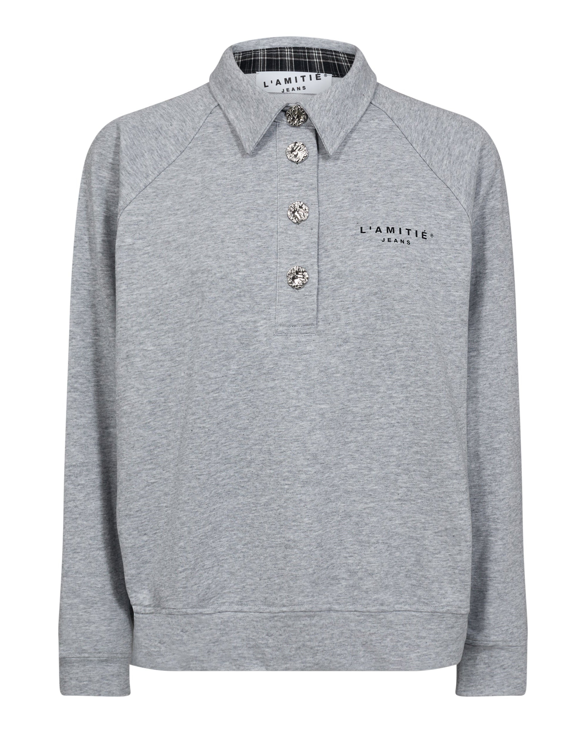 Haute L'amitié Polo Logo Sweat Truien & Vesten