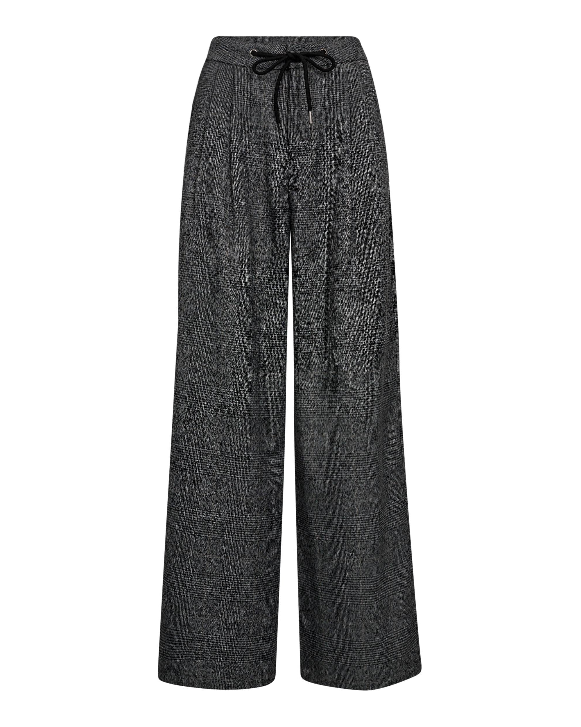 Haute L'amitié Michelle Check Tailor Tie Pants Broeken