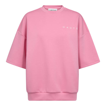 Haute L'amitié Maxi Split SS Logo Sweatshirt