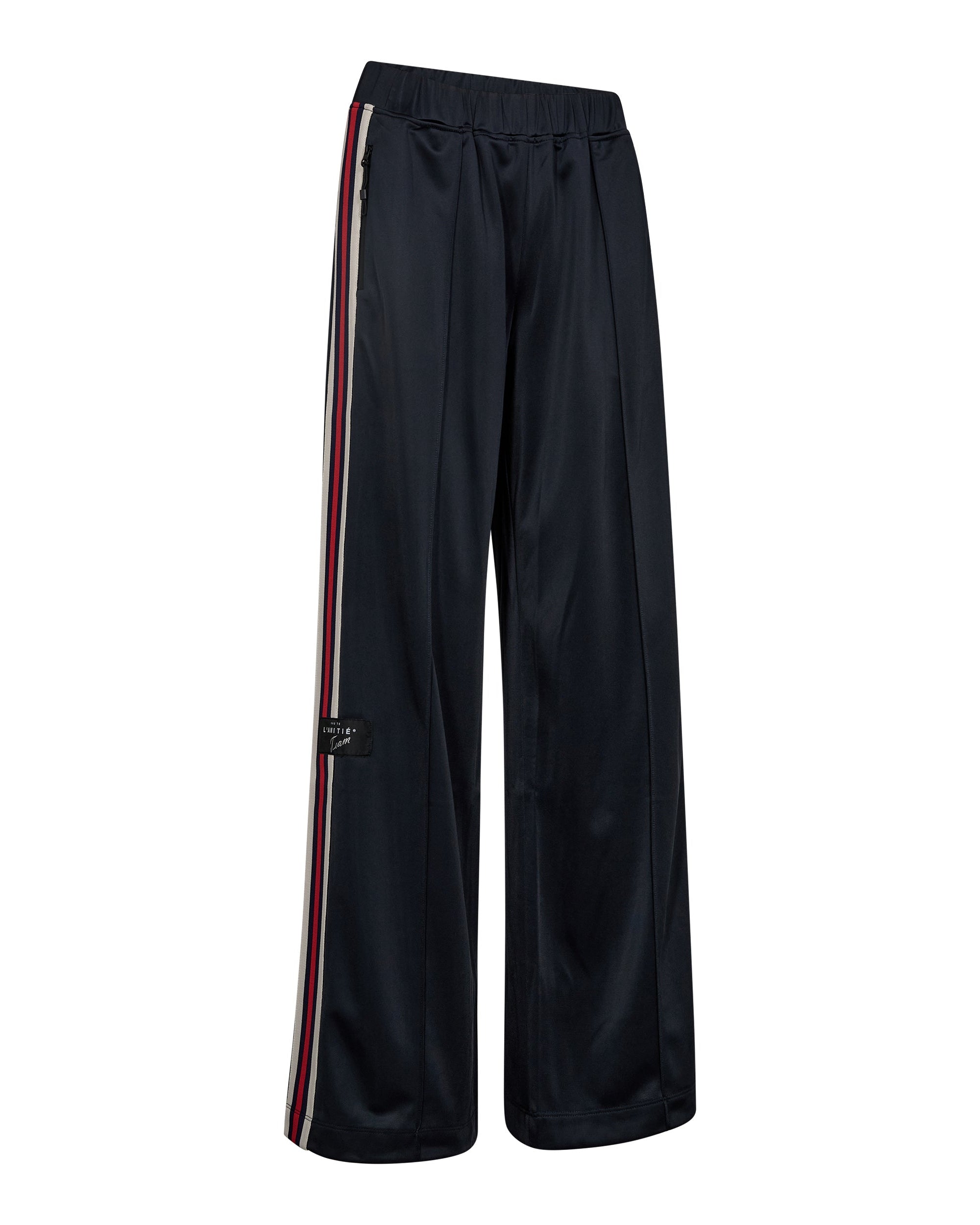 Haute L'amitié Baggy RN Track Tall Pants Navy Broeken