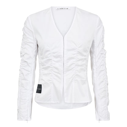 Haute L'amitié Pure Gather Shirt White