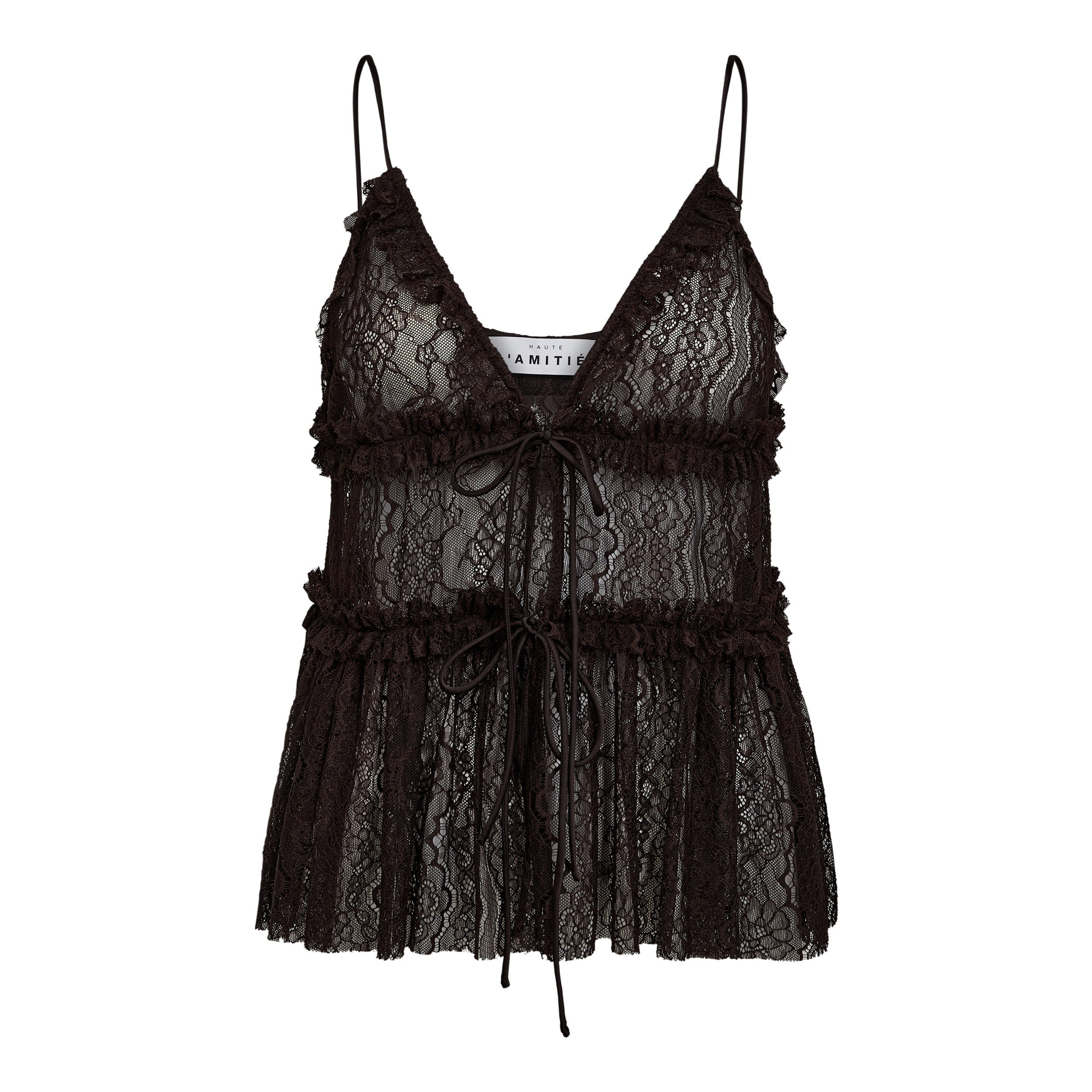 New Lace Tie Top
