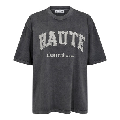 Haute L'amitié Noma Acid HAUTE T-Shirt Black Acid Wash