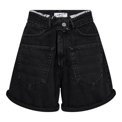 Haute L'amitié Flip Waist Shorts Black