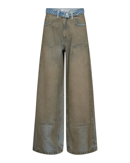 Haute L'amitié Celeste Patch Vintage Tall Jeans Vintage Wash