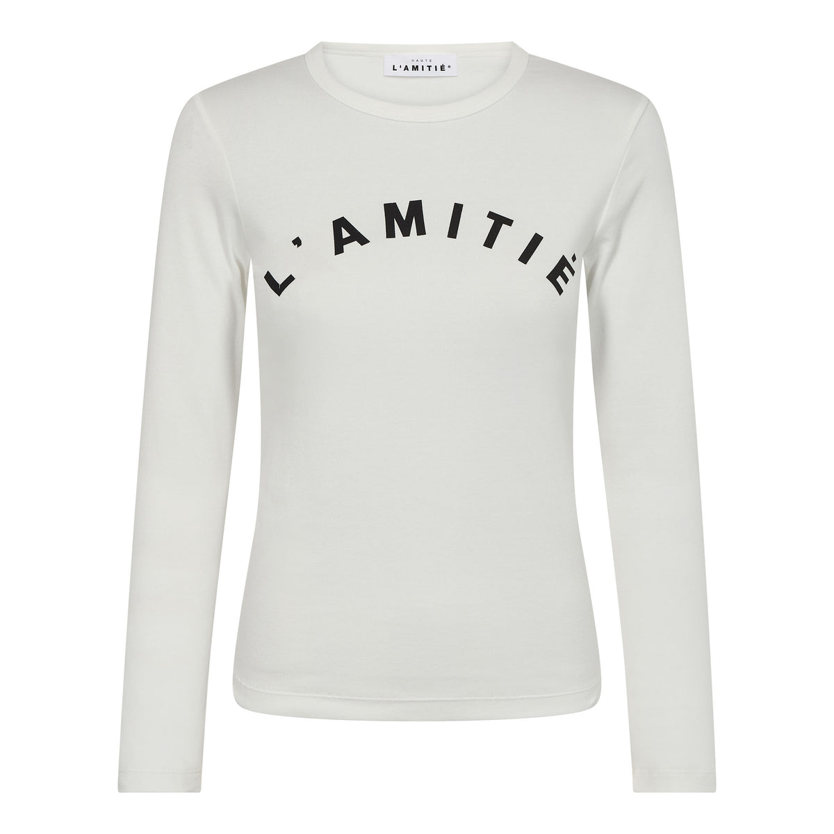 Haute L'amitié Clean LS logo Tee