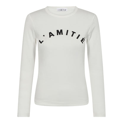 Haute L'amitié Clean LS logo Tee