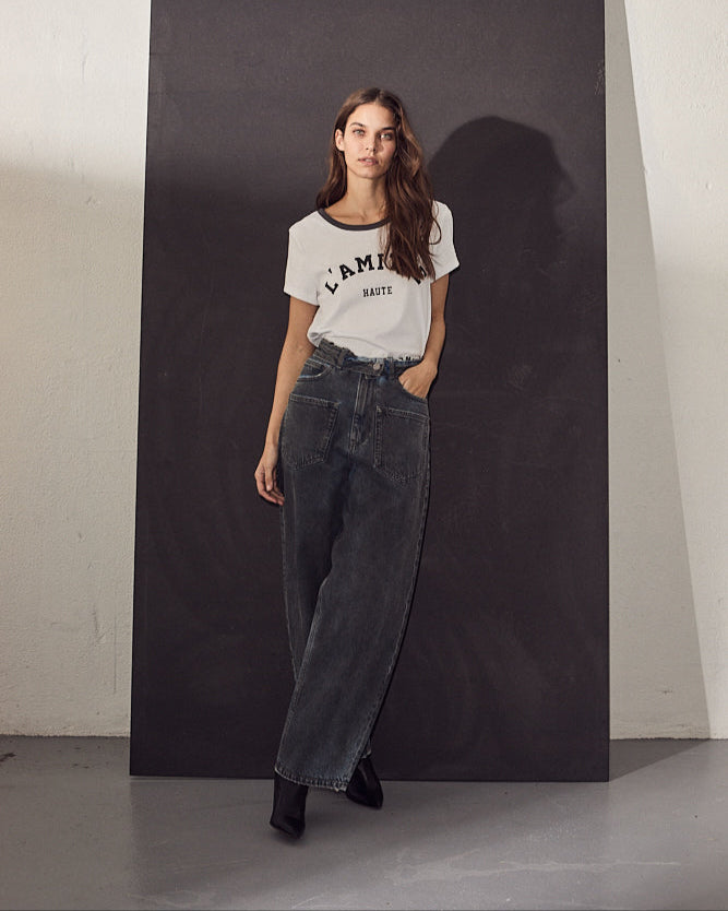 Haute L'amitié Jeans Flip Waist Pocket Jeans