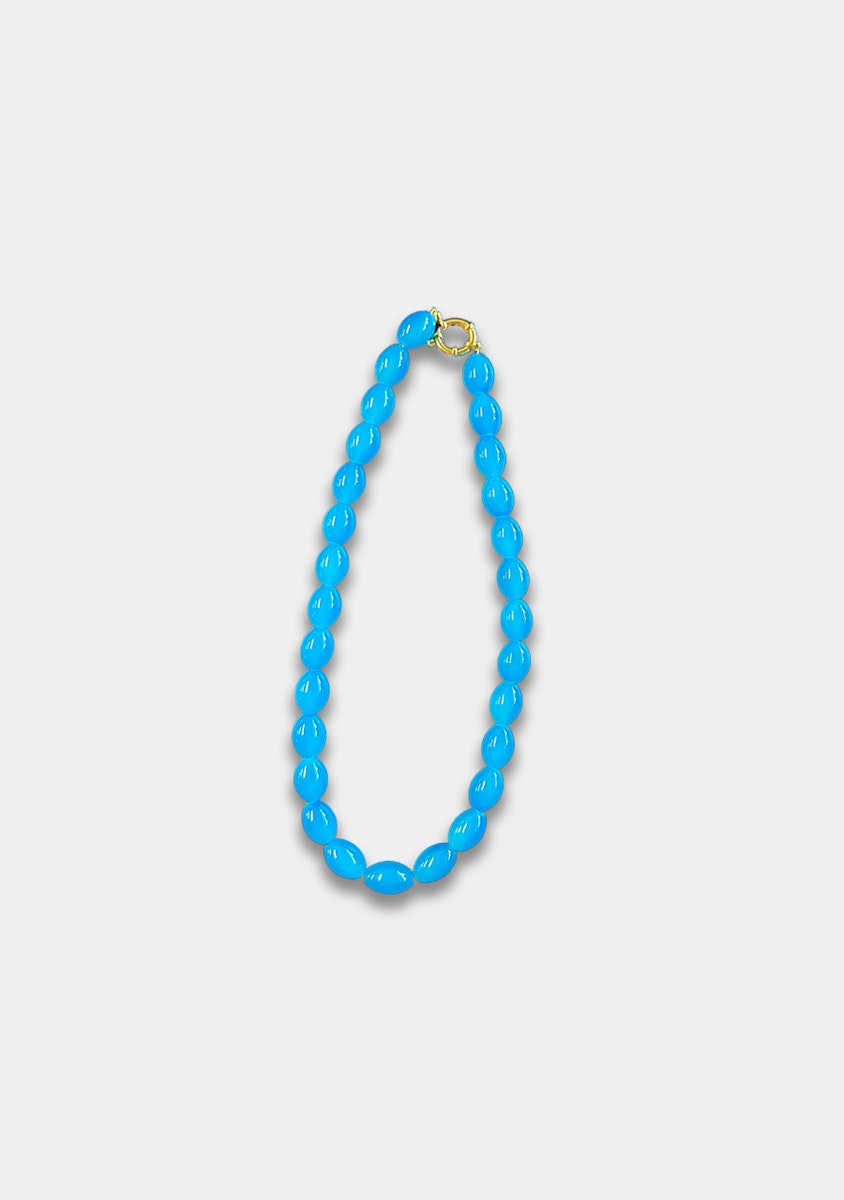 Harper & Yve Ketting Tropical Ocean Blue One size Sieraden