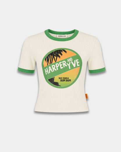 Harper & Yve Taco Tequila T-shirt Ecru