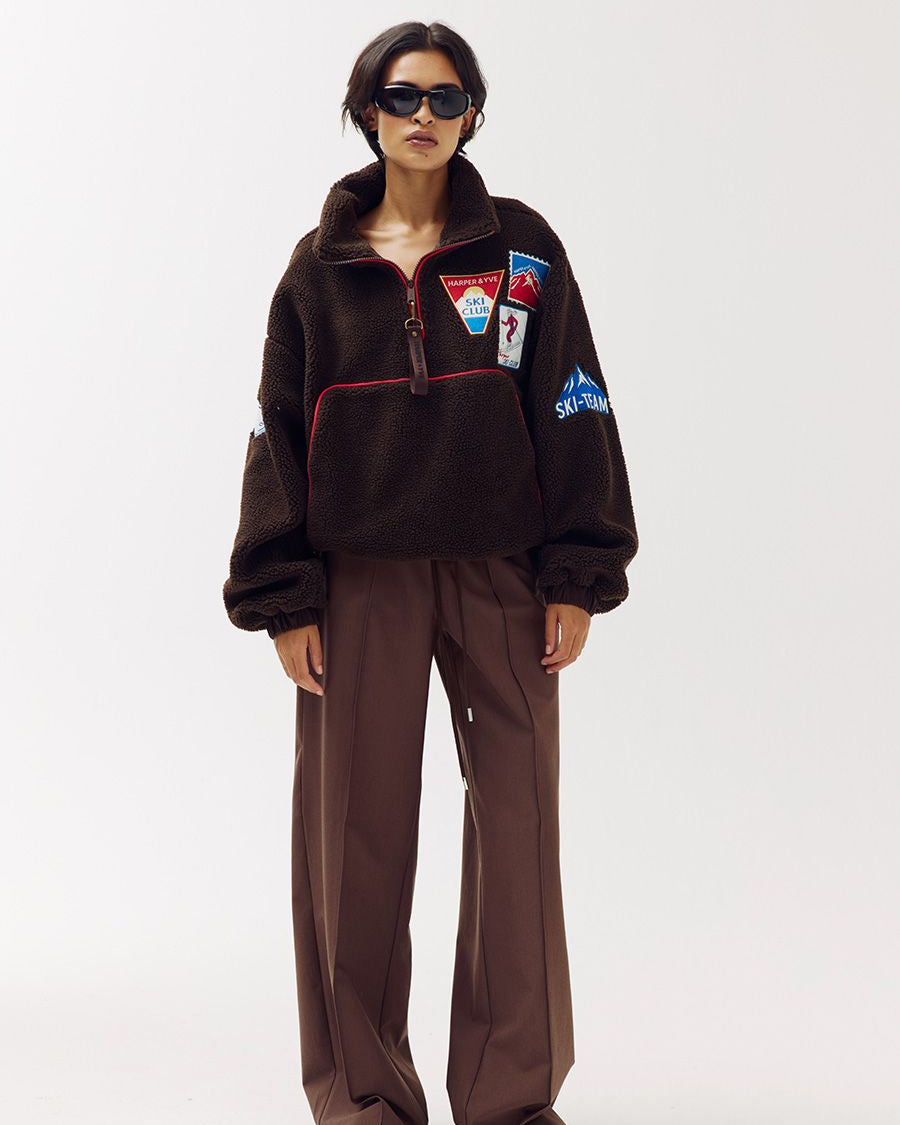 Harper & Yve Dagmar Trui DW6N500 Hot Fudge