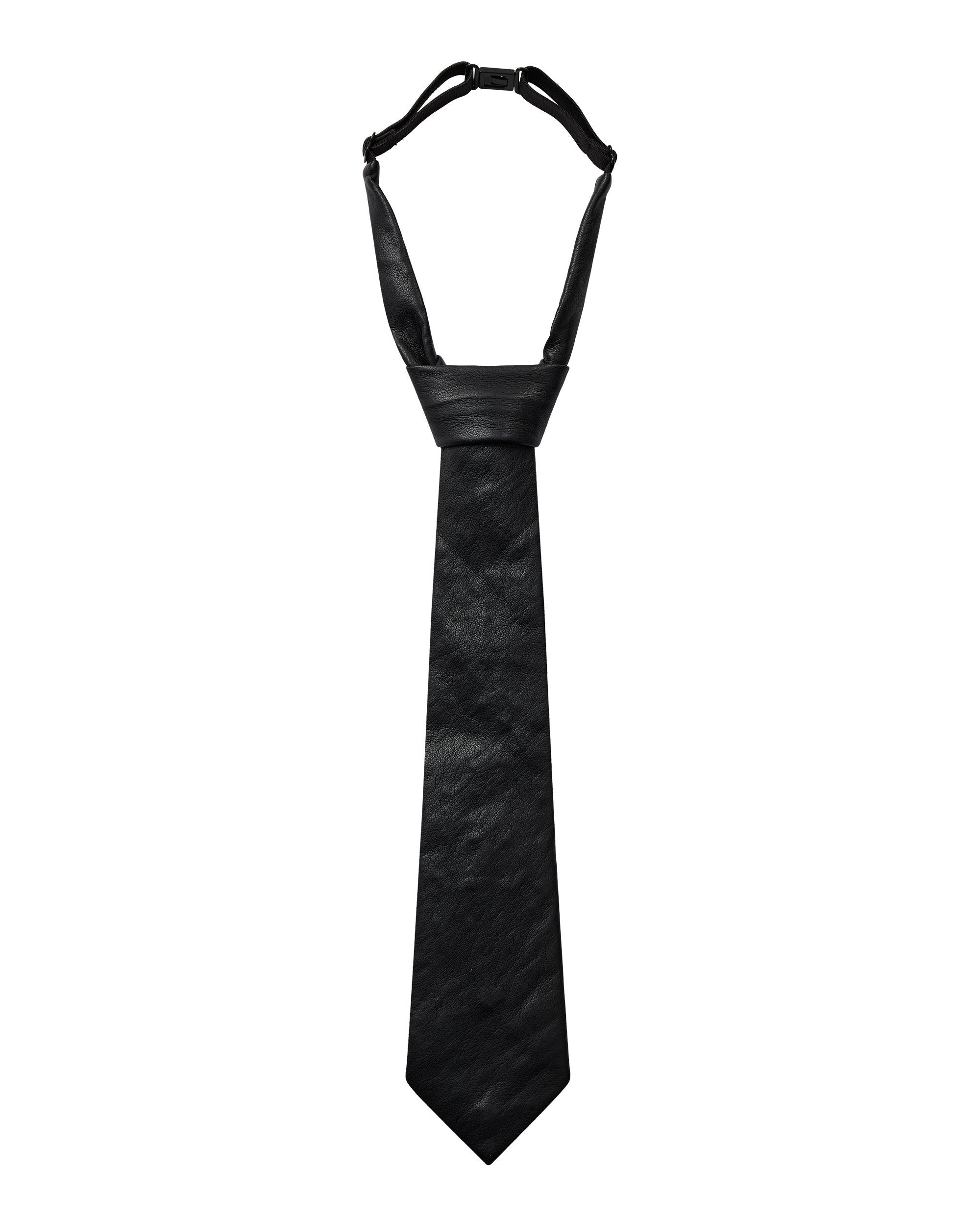 Haute L'amitié PU Tie Black One Size