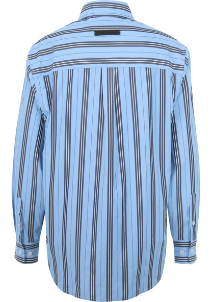 Haute L'amitié Down Stripe Blouse Blouses