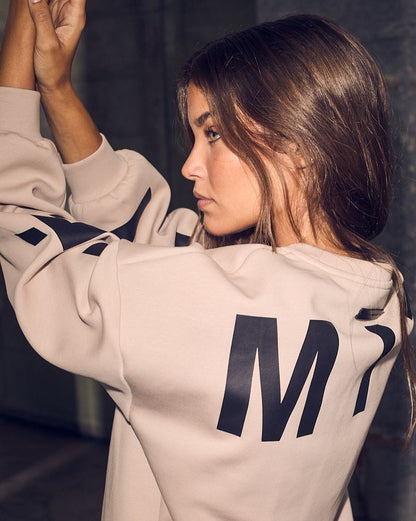 Haute L'amitié Maxi Split Logo Sweat Truien & Vesten
