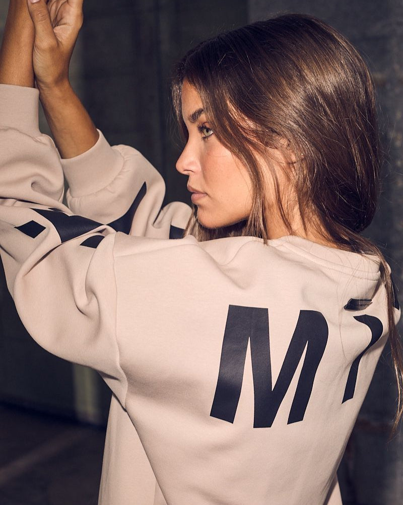 Haute L'amitié Maxi Split Logo Sweat Truien & Vesten