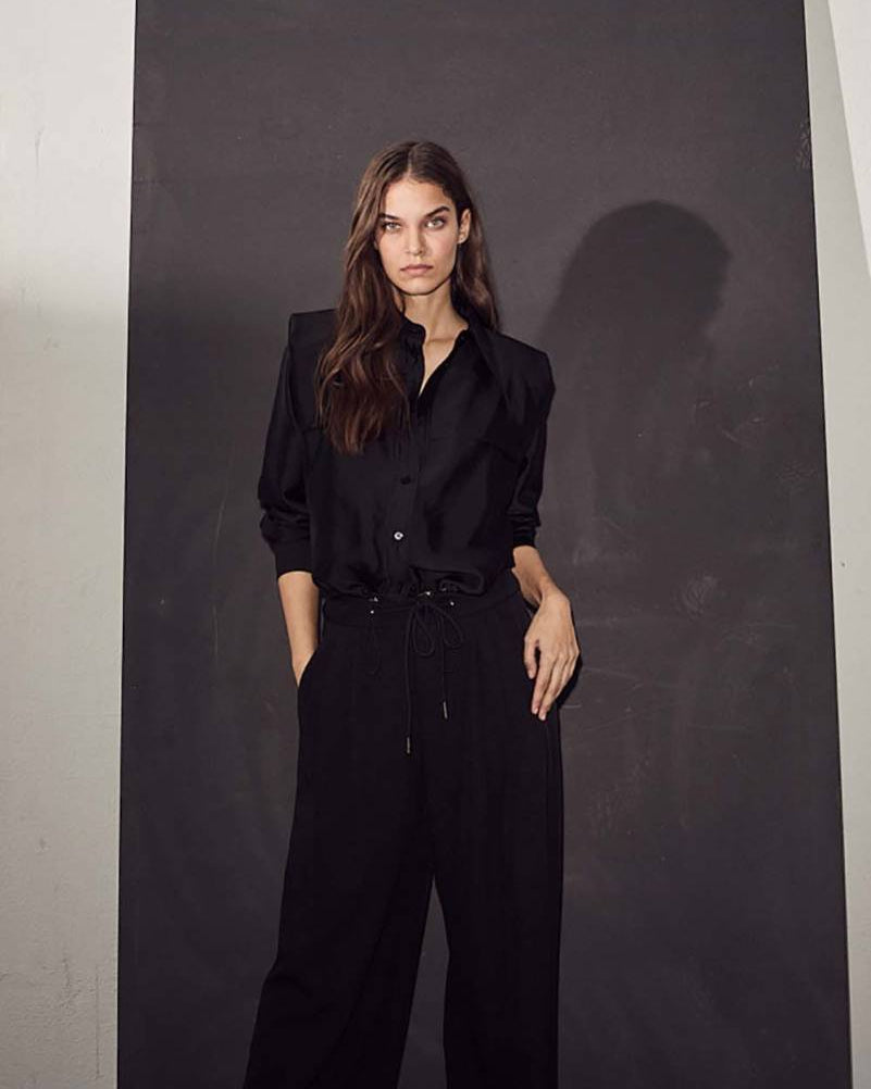 Haute L'amitié Michelle Tailor Tie Tall Pant Broeken