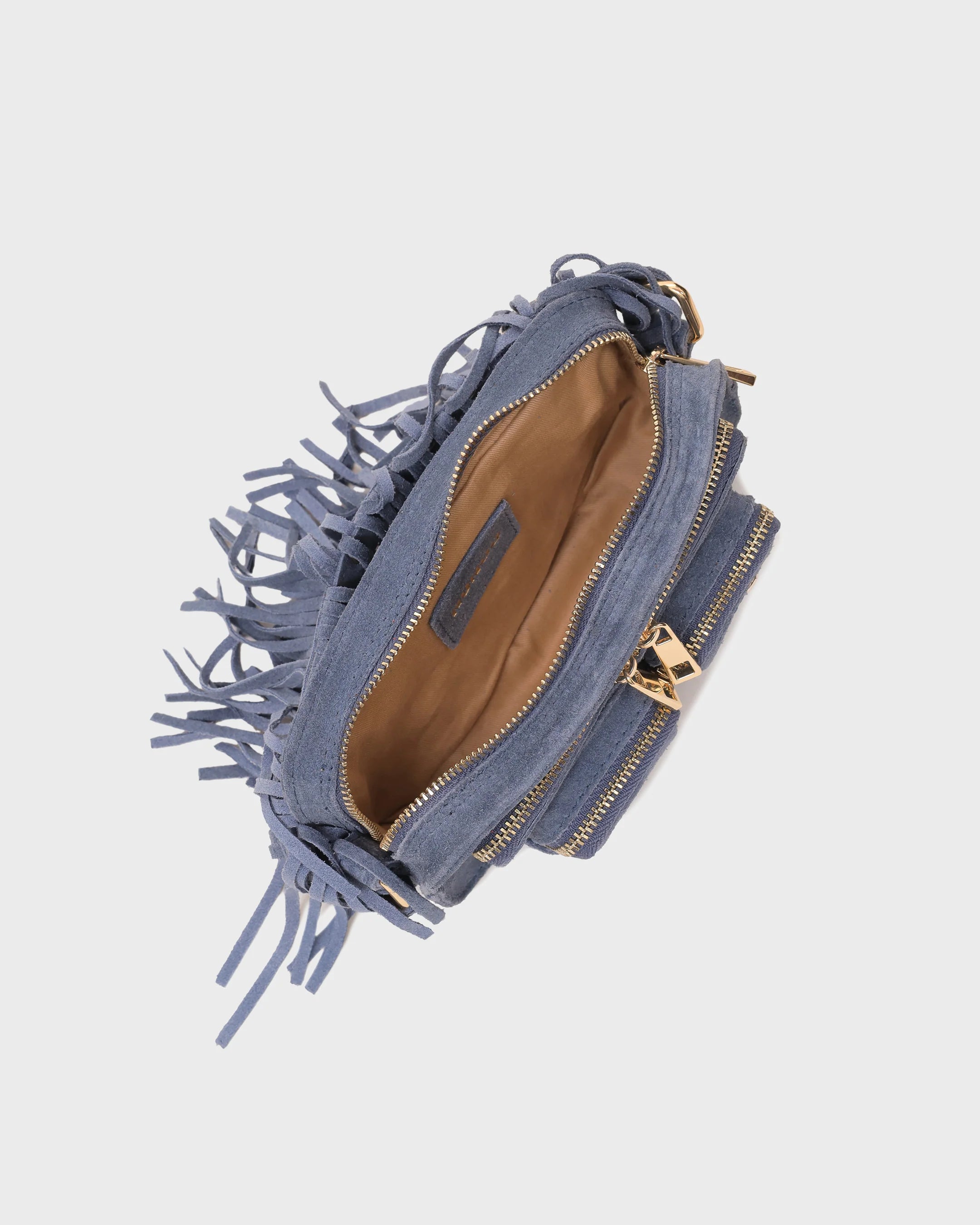 Núnoo Helena Fringe Suede Jeans Tassen