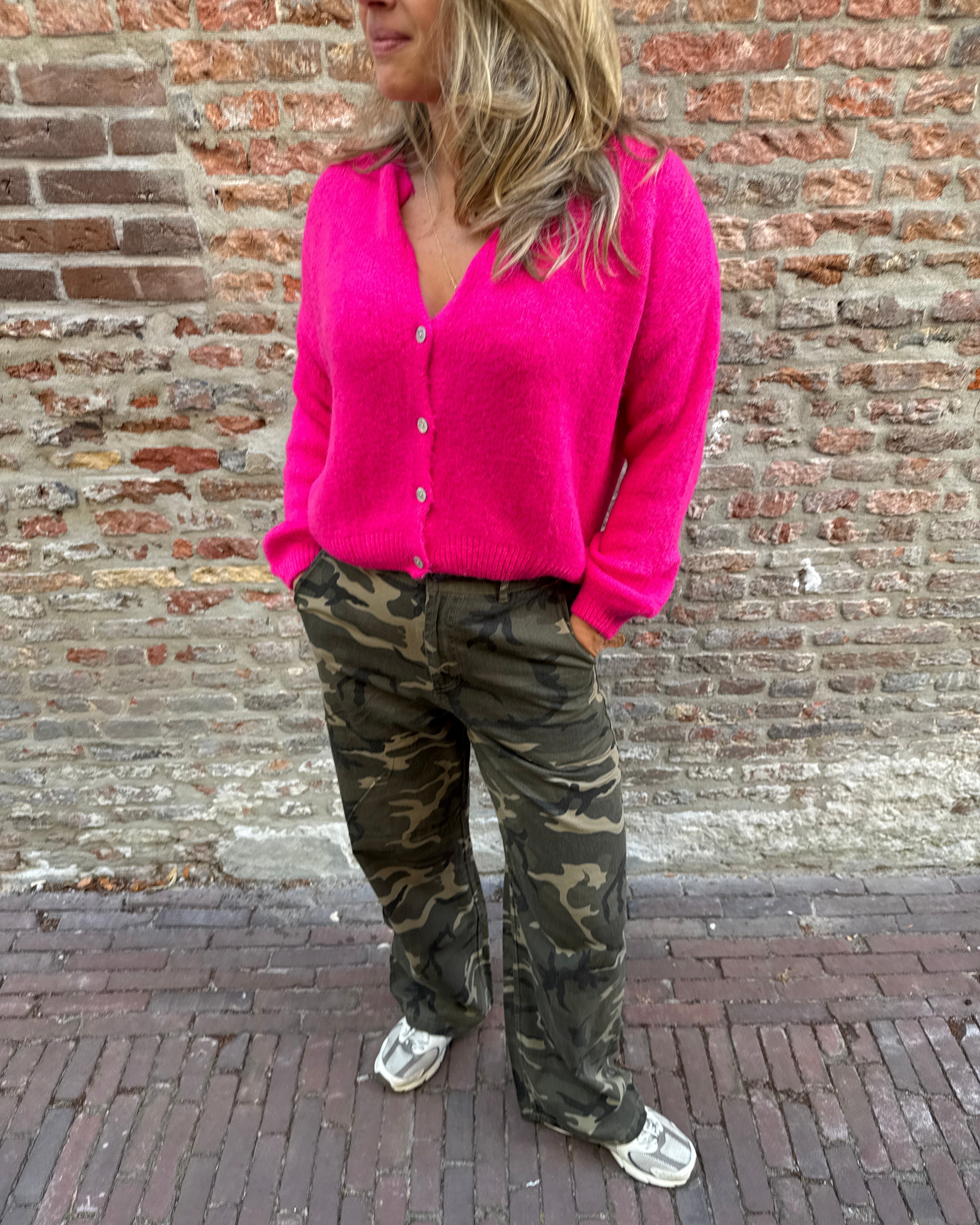 Hej Julie Collection Vestje Fuchsia One Size