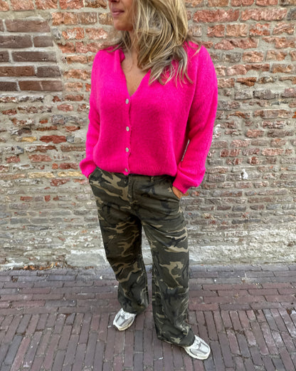 Hej Julie Collection Vestje Fuchsia One Size