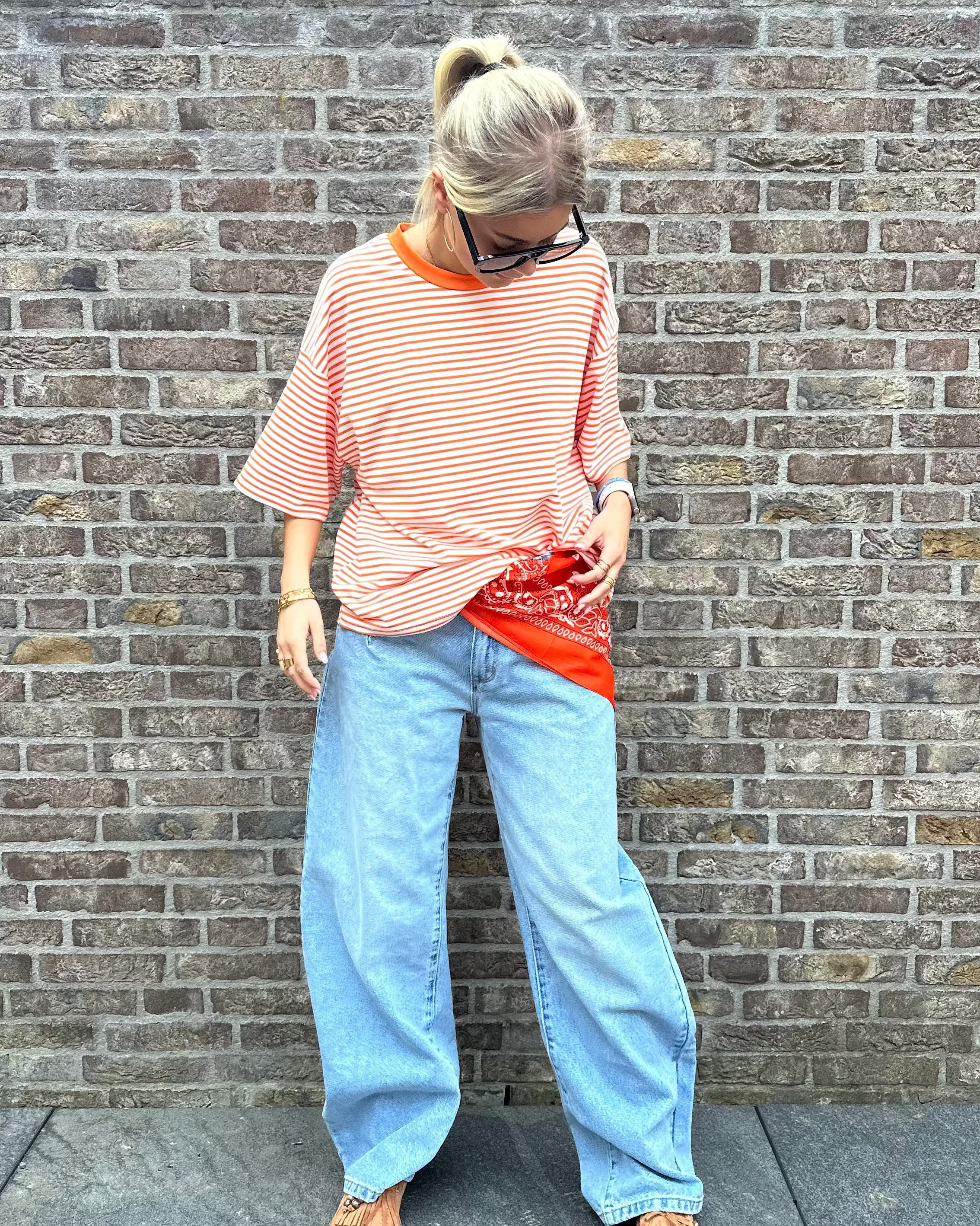 Hej Julie Collection Bandana Oranje Accessoires