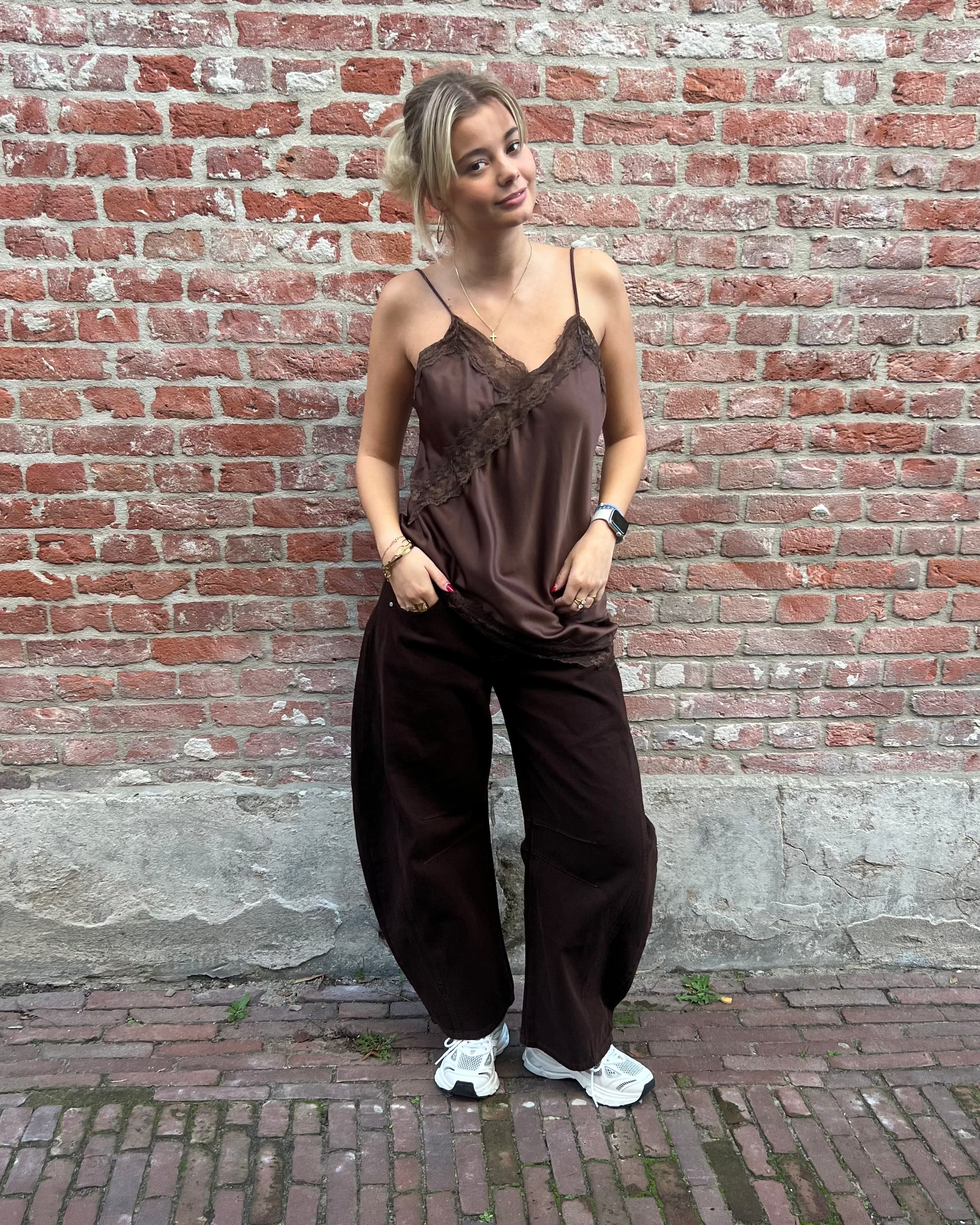 Hej Julie Collection Kanten Top Tops