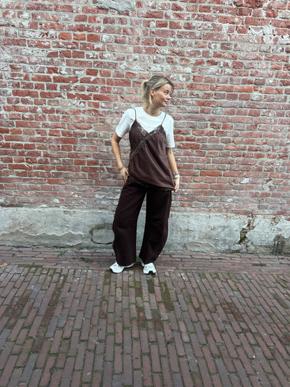 Hej Julie Collection Brown Barrel Jeans Jeans