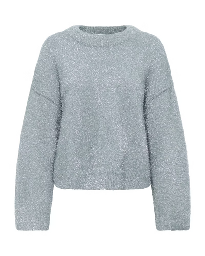 Karen by Simonsen Sada Knit Sweater Flint Gray Truien & Vesten